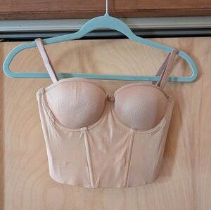 Women's Beige Bustier Top 32B